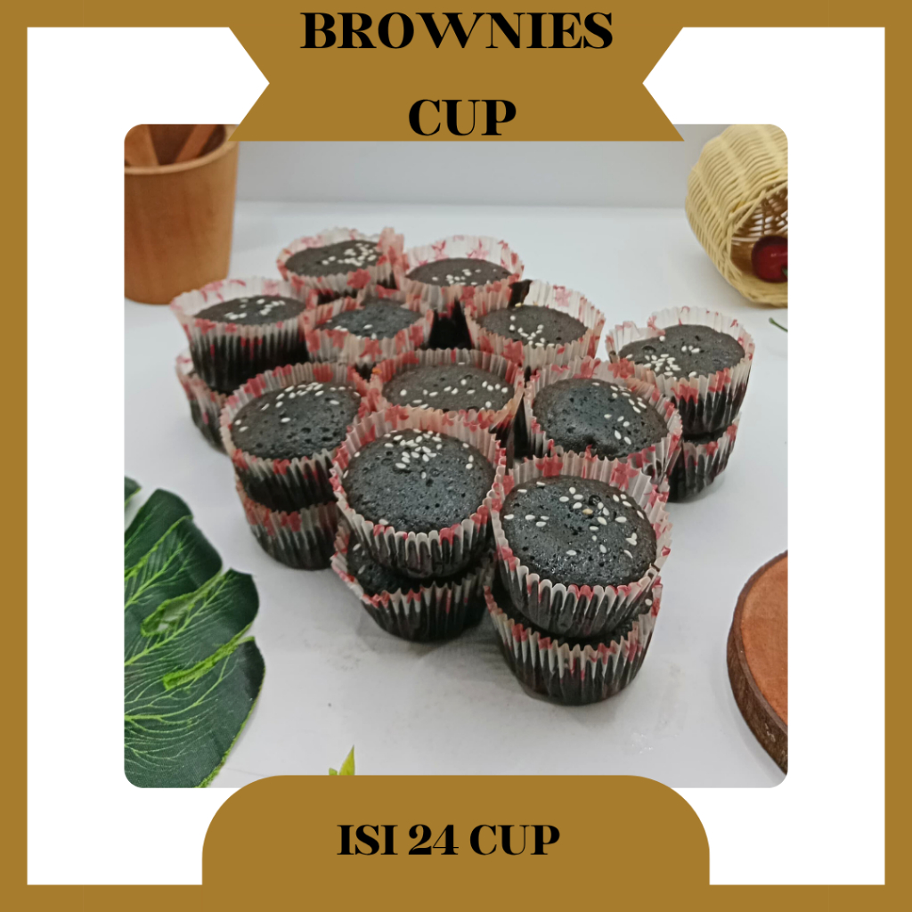 

Kue Brownies Cup Brownis Coklat Isi 32 Pcs / Brownis Coklat
