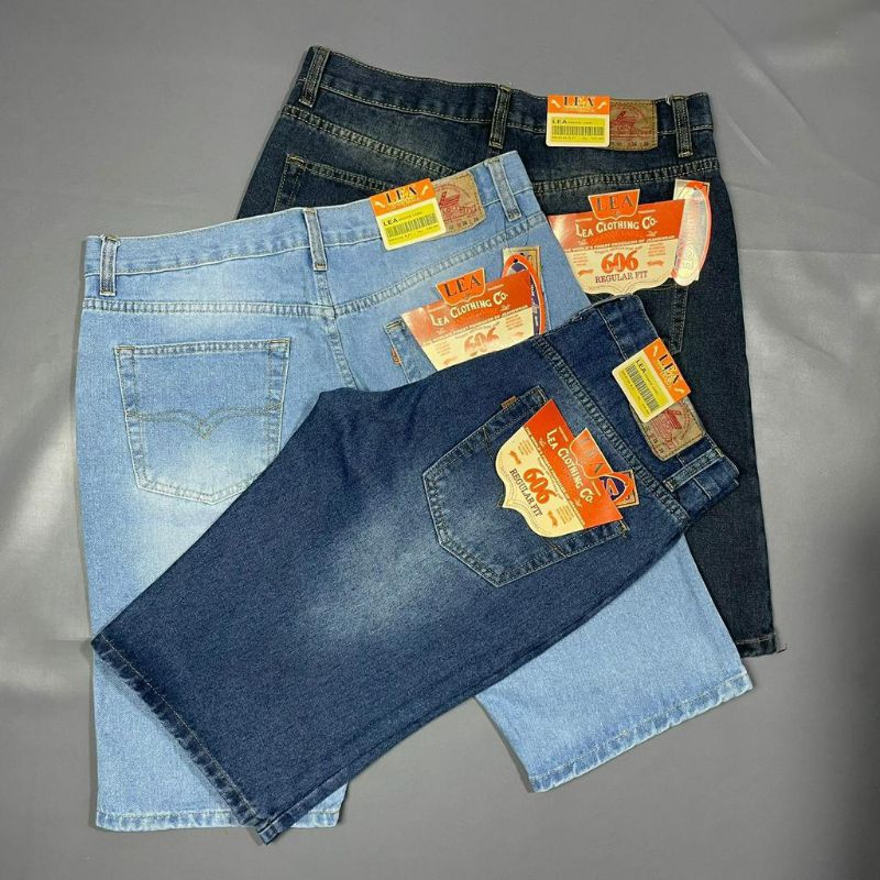 celana pendek jeans LEA 606 model terbaru
