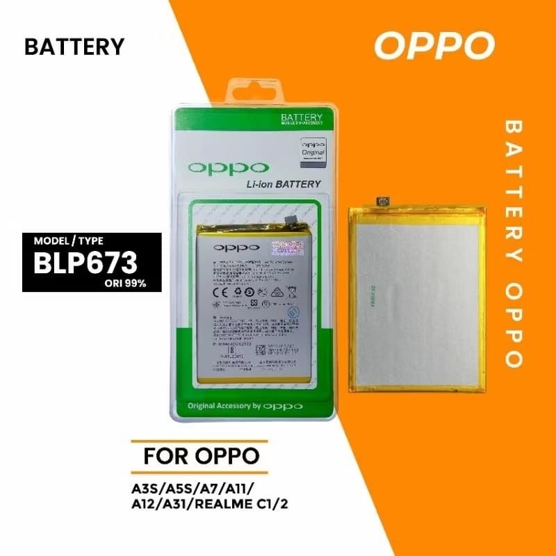 Battery Baterai Original OPPO A3S OPPO A5S OPPO A5 OPPO AX5S OPPO A7 OPPO A7X OPPO A11K OPPO A12