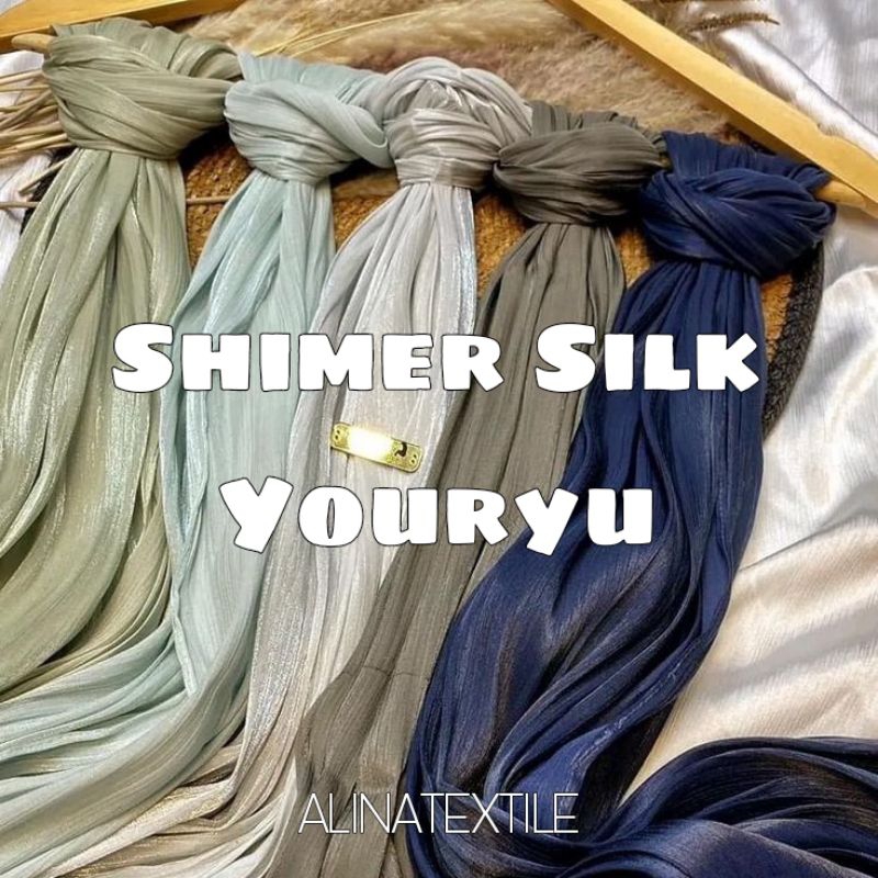 KAIN SHIMER SILK PREMIUM HIGH QUALITY / DRES KONDANGAN/ KAIN BRIDESMAID BRIDAL SHOWER KAIN KONDANGAN