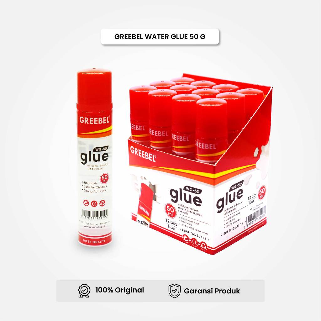 

Greebel Glue Stick / Lem Putar 8 Gram Gs-1908 (Pcs) Lem Kertas Stik / Lem Batang