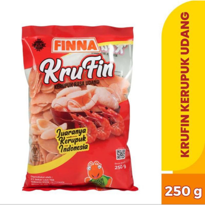 

FINNA - KruFin -Krupuk Udang - Bawang 250gr