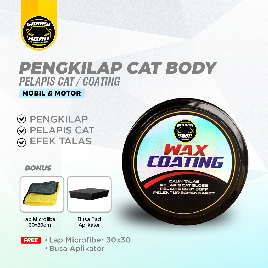 new deals garasi agan jakarta wax coating 60gr body mobil / pengkilap body mobil / pengkilap body