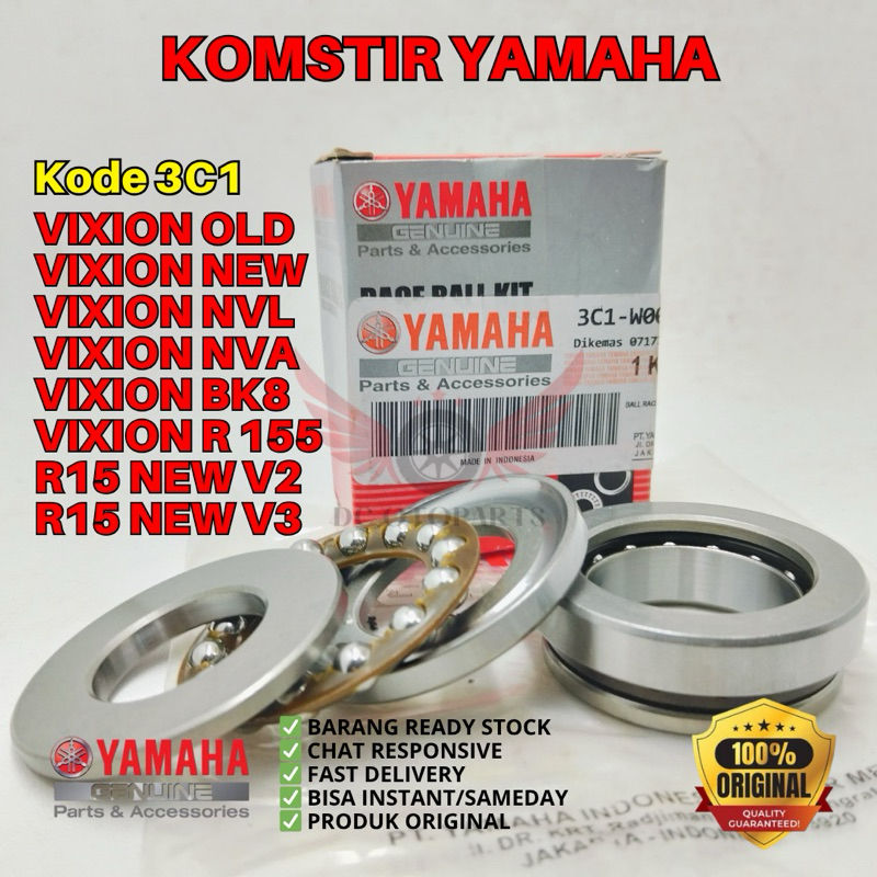 3C1 KOMSTIR VIXION ORIGINAL YAMAHA GENUINE PARTS, KOMSTIR ORIGINAL VIXION NEW, KOMSTIR VIXION NVL, K