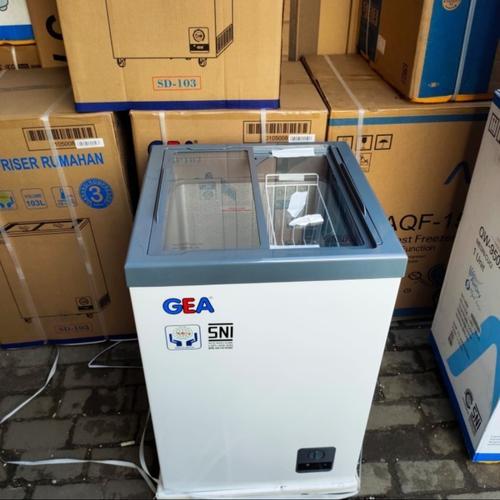 CHEST FREEZER SLIDING GEA FREZER BOX KACA SLIDING CURVE GEA FREEZER ES KRIM GEA KHUSUS BOGOR
