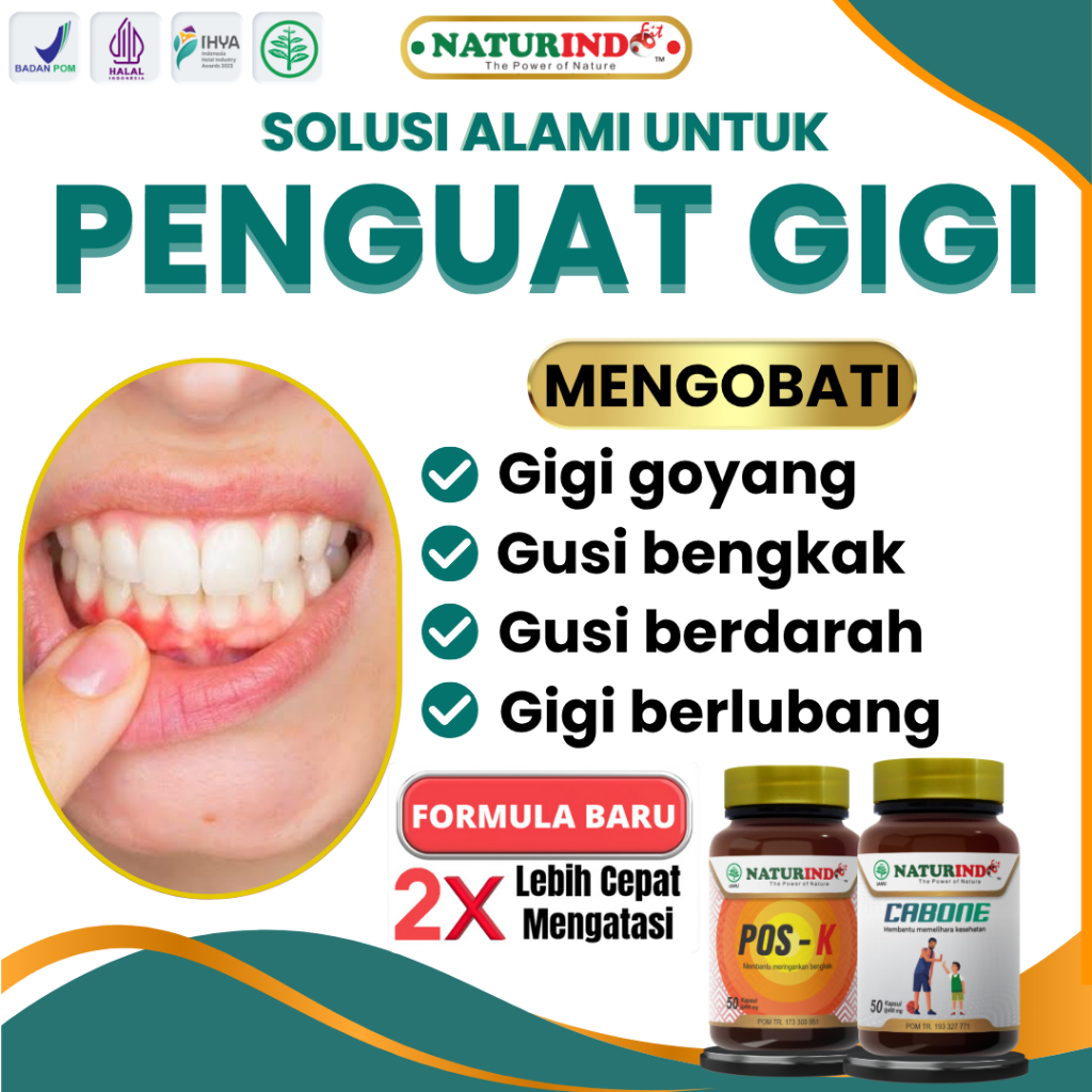 Obat Penguat Gigi Goyang Goyah Dan Gusi Bengkak Gigi Berlubang Gusi Berdarah Ampuh