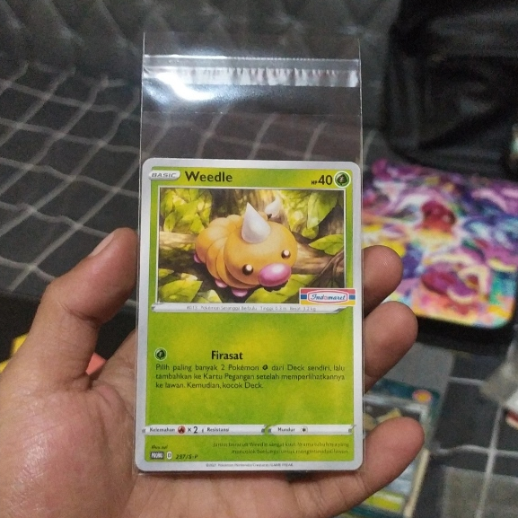 Kartu Pokemon ID Weedle - Promo Indomaret 237/S-P