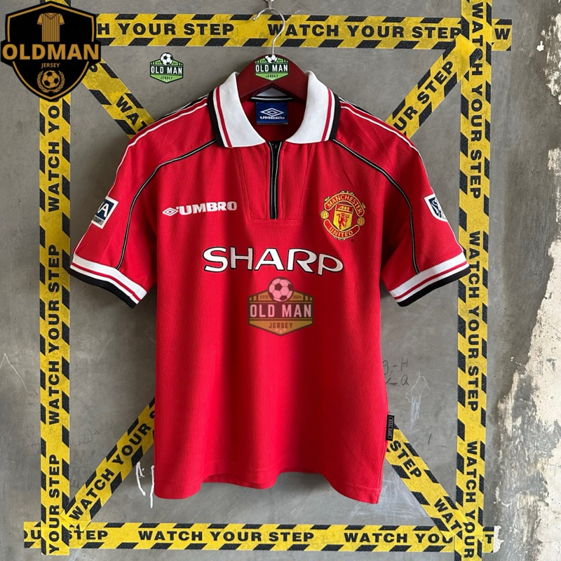 Manchester United 1998 Treble Home Kit - FA Cup Version