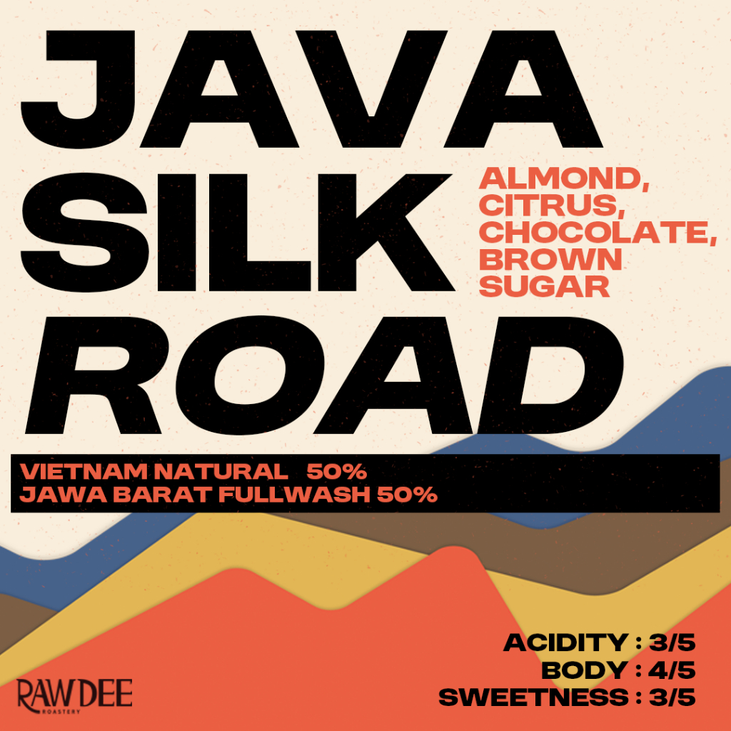 

Biji Kopi Espresso JAVA SILK ROAD (500g) Special Blend