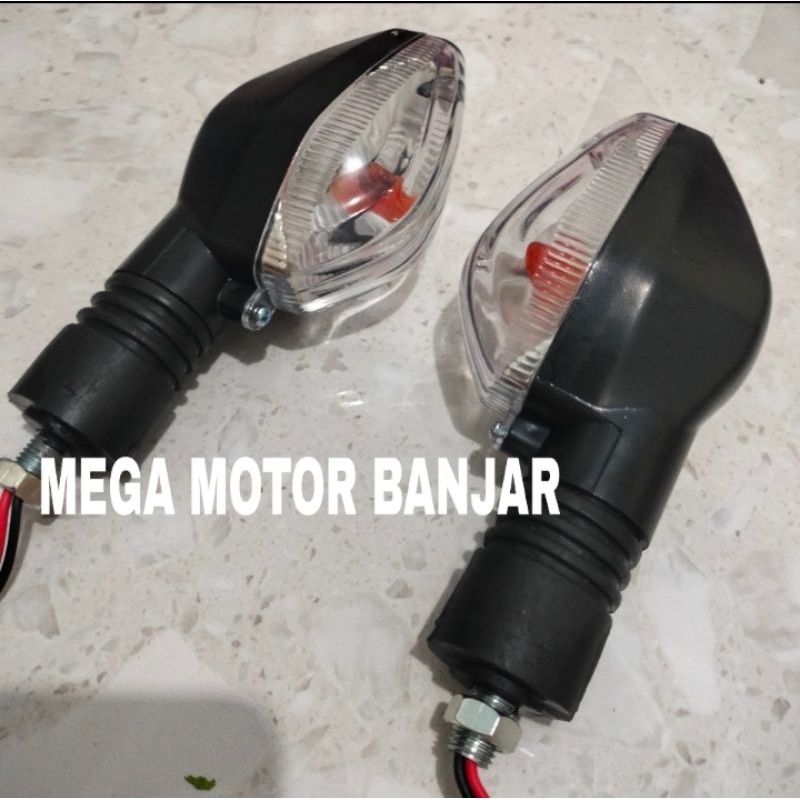 MEGA MOTOR 2 PCS Lampu Sein Standar Megapro Sein Riting Standar Megapro Megapro New Verza Cb 150 R C