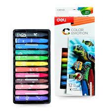 

DELI - KRAYON MINYAK / PASTEL MINYAK / PEWARNA / CRAYON OIL PASTEL 12 WARNA C20100