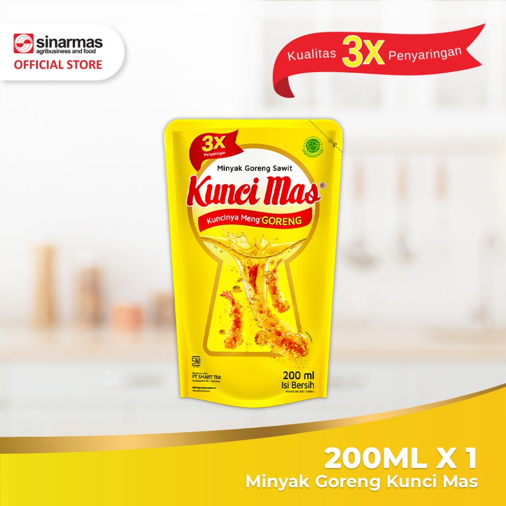 

Kunci Mas Minyak Goreng Pouch 200 ml