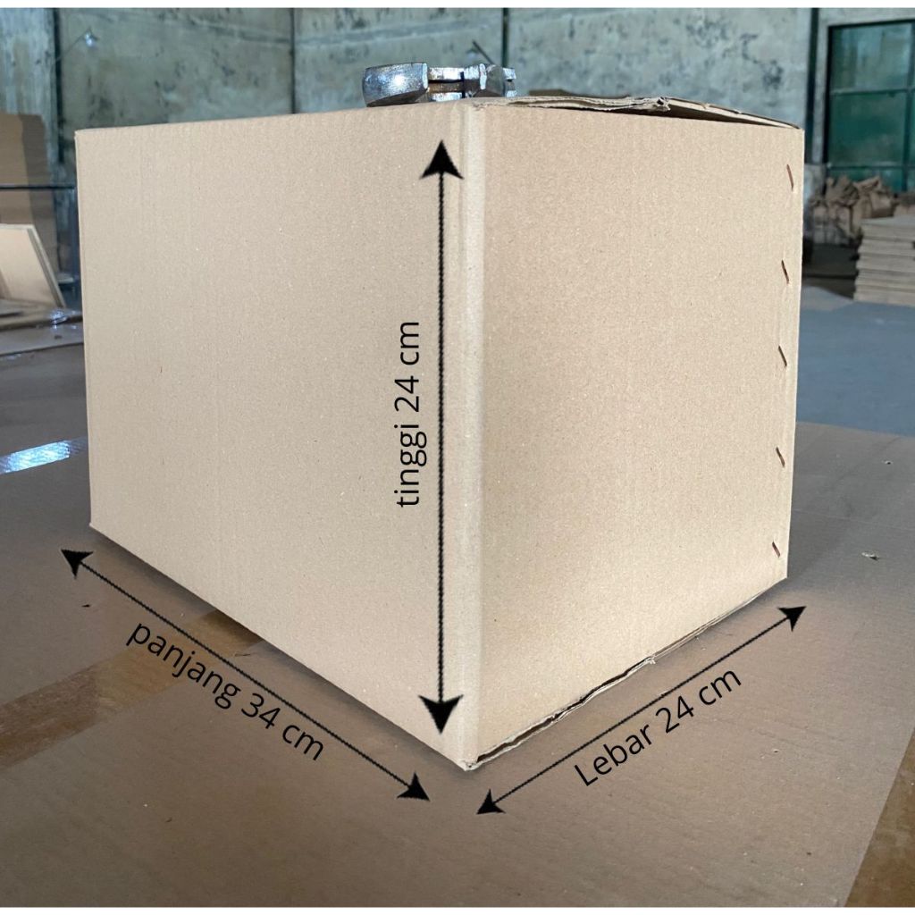 

Kardus box baru 34x24x24