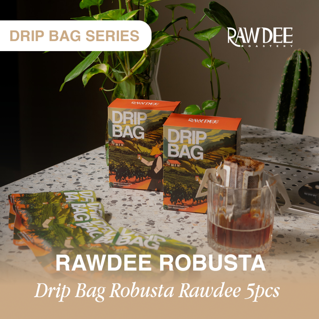 

KOPI DRIP BAG ROBUSTA RAWDEE isi 5 pcs
