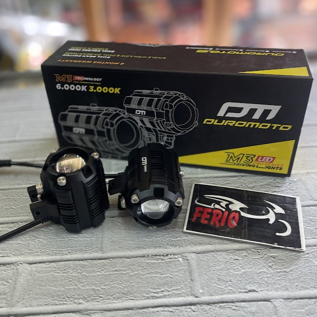 DUROMOTO M3 Lampu duromoto M3 50watt 1 SET ISI 2 ORIGINAL Lampu Duromoto M3