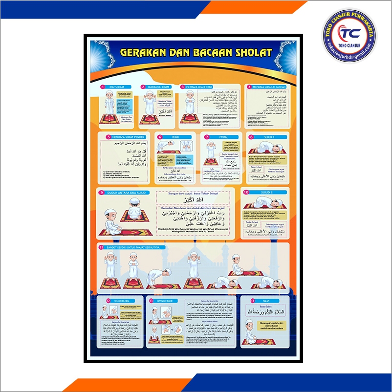 

TATA CARA SHOLAT DAN BACAAN NYA