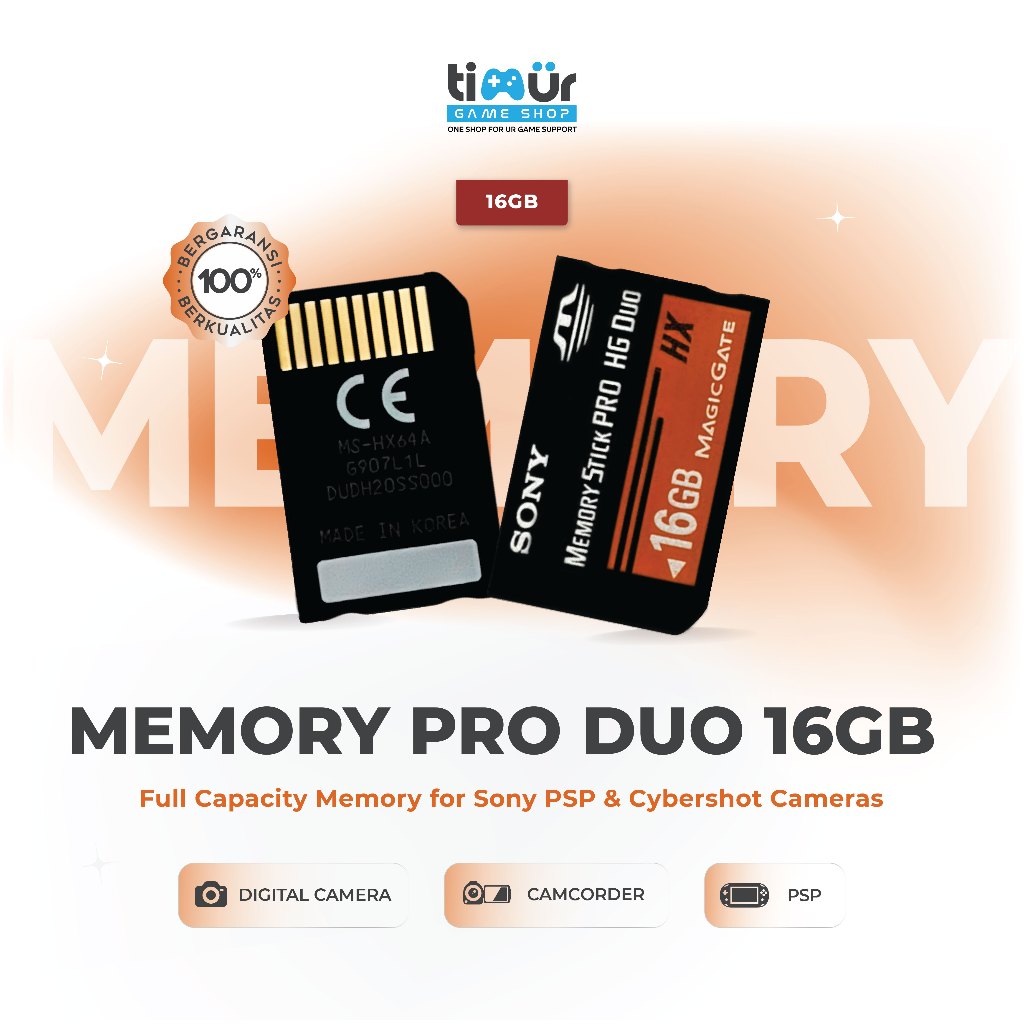 Memory Stick Pro HG Duo Card SONY Kamera PSP 16GB