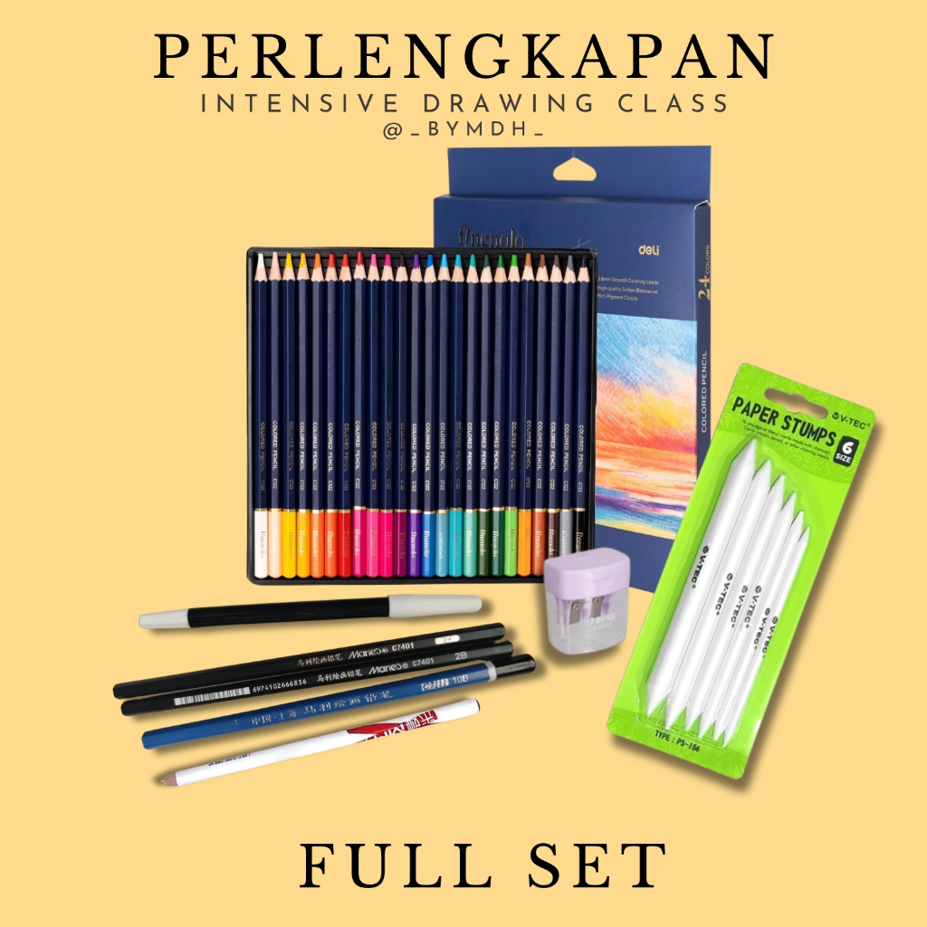

Intensive Drawing Class Perlengkapan