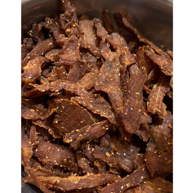 

Camilan Ayam kering - Dried chicken - camilan daging - Spicy chiken dried
