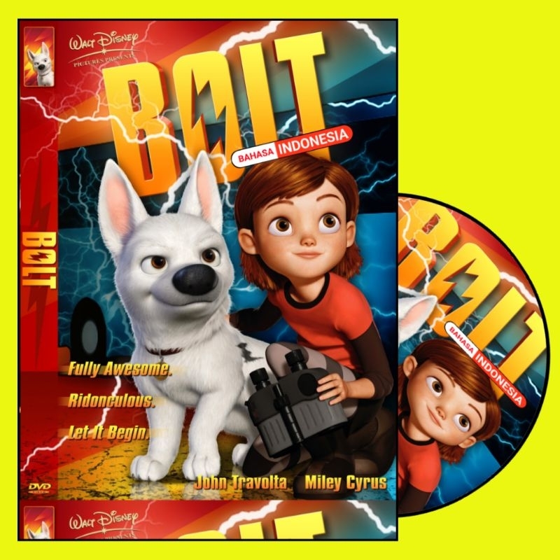 KASET FILM BOLT BAHASA INDONESIA - KASET FILM KARTUN ANAK - KASET FILM ANIMASI LUCU - KASET FILM HIB
