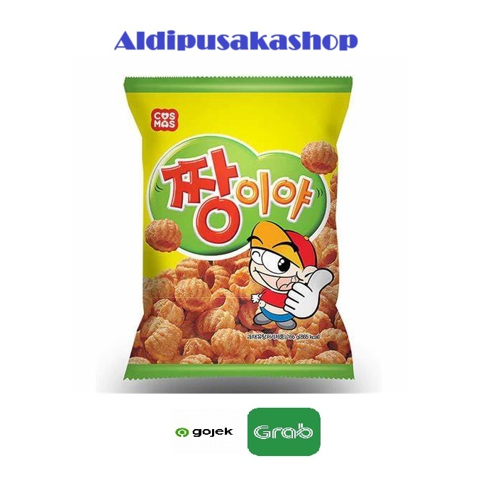 

Cosmos Zzang Snack 105g - Snack jagung Rasa Selai Kacang Made In Korea