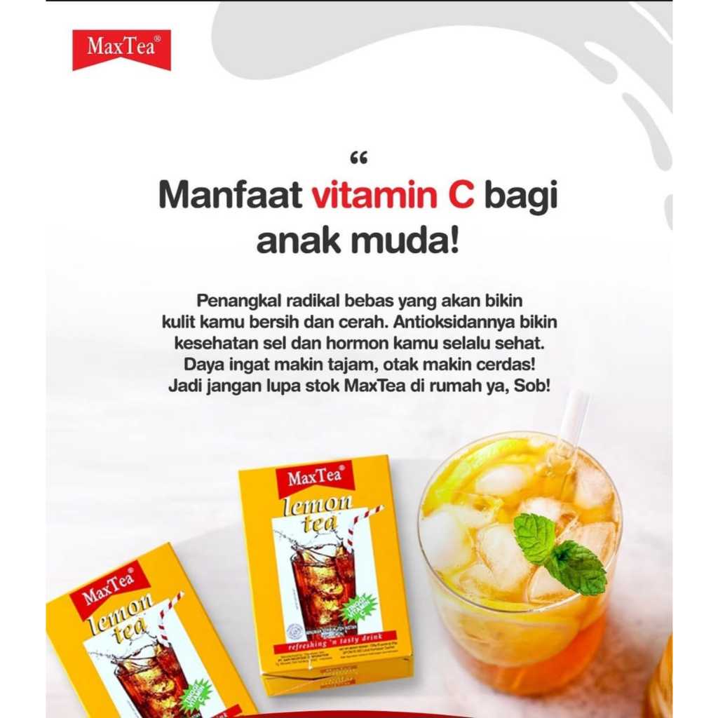 

Maxtea lemon tea sachet 25 gr