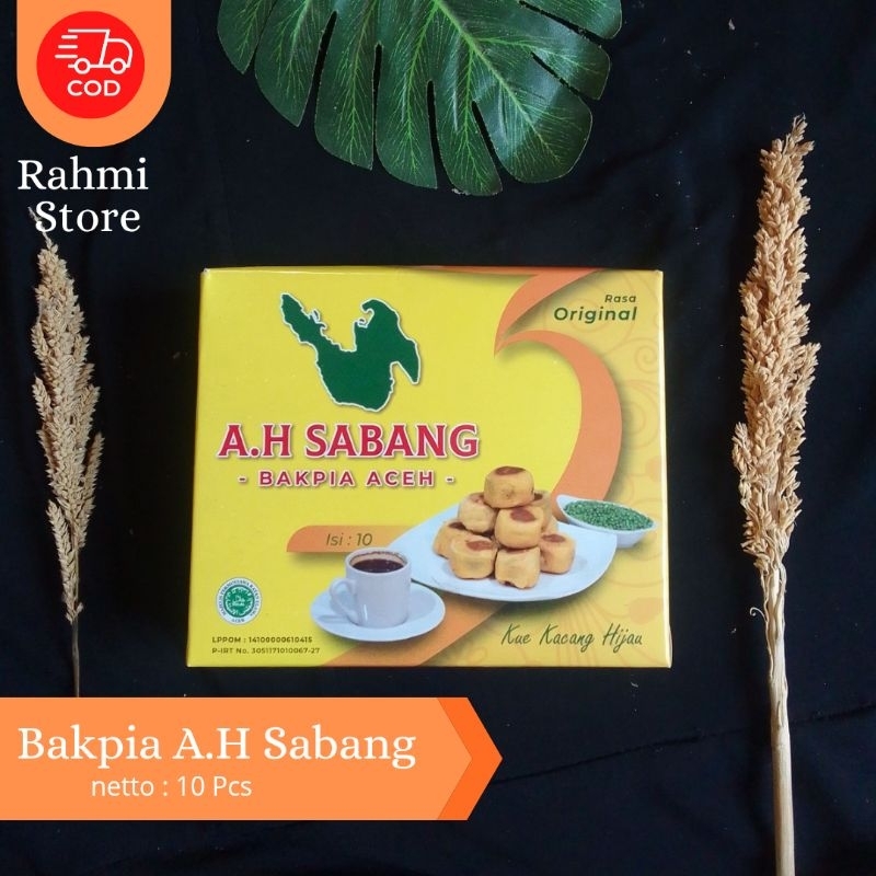 

Bakpia khas sabang Aceh rasa pandan kacang hijau isi 10 pcs