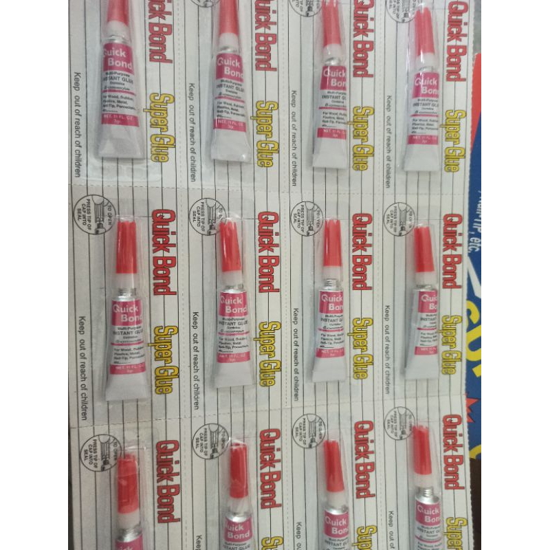 

super glue quick bond per pcs
