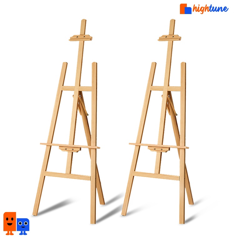 

KODE W95K Hightune Easel Kayu Holder Foto Stand Tripod Kayu Frame Kanvas Lukisan Tripod Frame Kayu