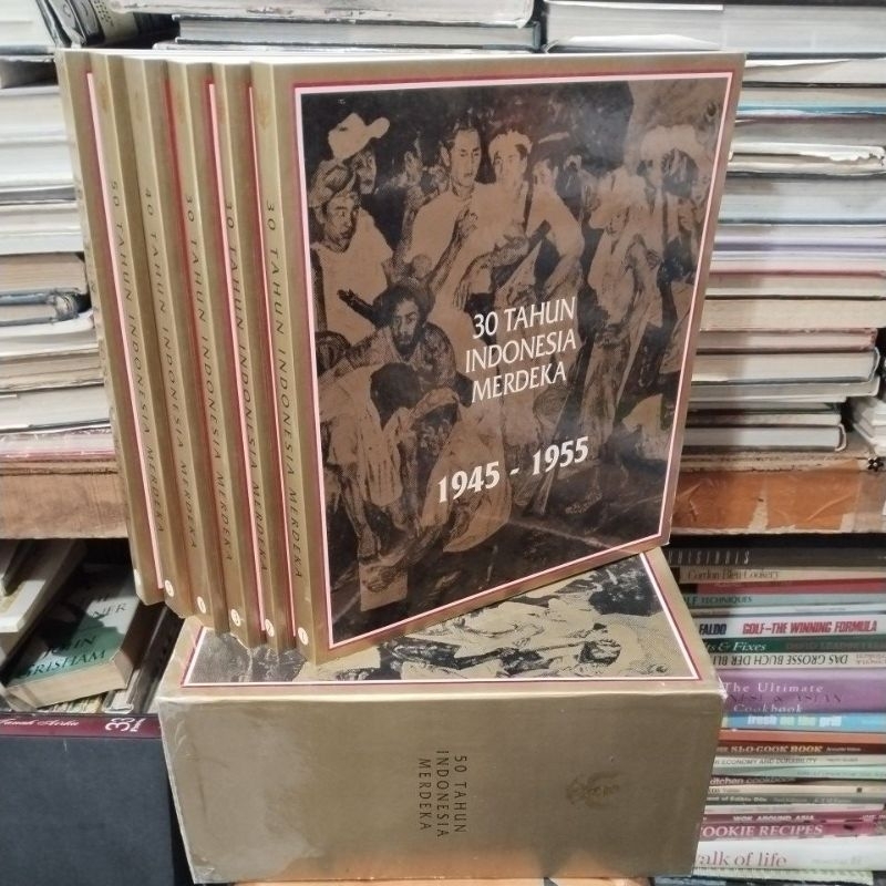 Buku original 50 TAHUN INDONESIA MERDEKA 1-6 set
