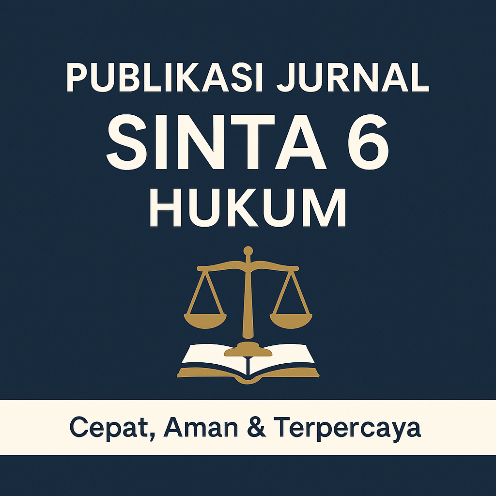 

Jasa publikasi jurnal hukum sinta 6 non predator