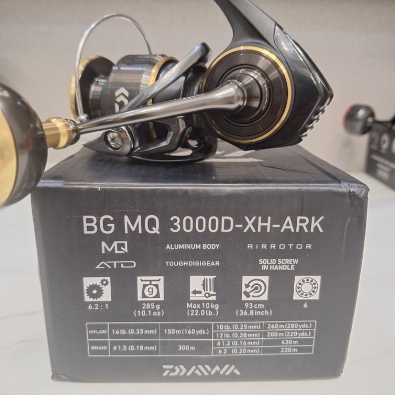 REEL DAIWA BG MQ 3000D XH ARK Second Mulus bekas pakai