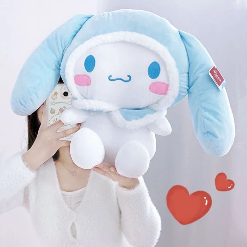 Boneka Cinnamorol Snow 30Cm Bahan Plush Ber Sni Mainan Boneka Anak