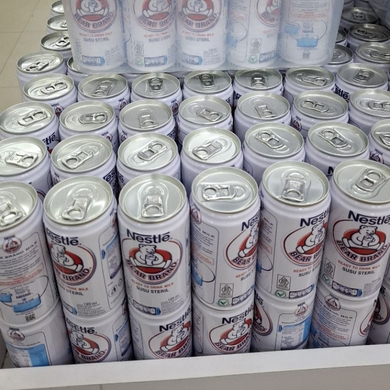 

Nestle Bear Brand Kaleng 189ml Susu Steril 10 pcs