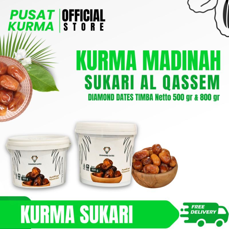 

KURMA SUKARI DIAMOND TIMBA PREMIUM ORGANIK 800 GR & 500 GR