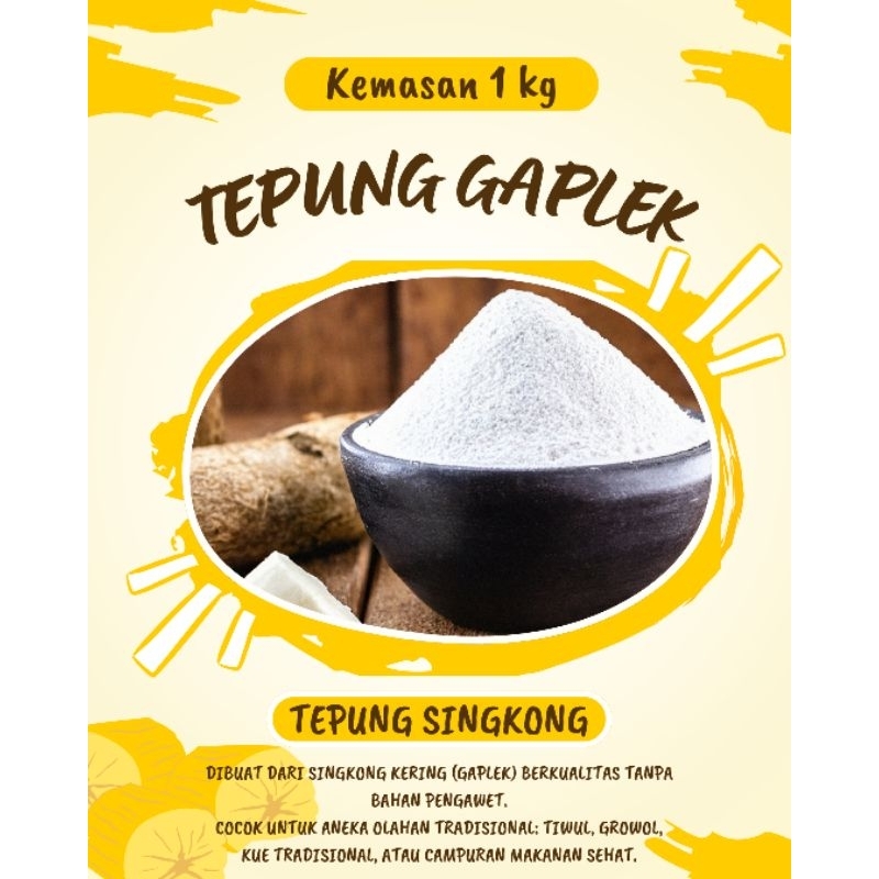 

TEPUNG GAPLEK - ASLI SINGKONG PILIHAN