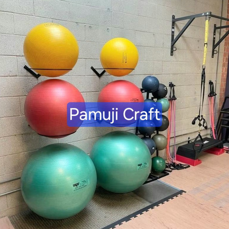 KODE T28E Rak bola yoga rak penyimpanan olahraga yoga rak yoga mat rak bola yoga rak bola susun temp