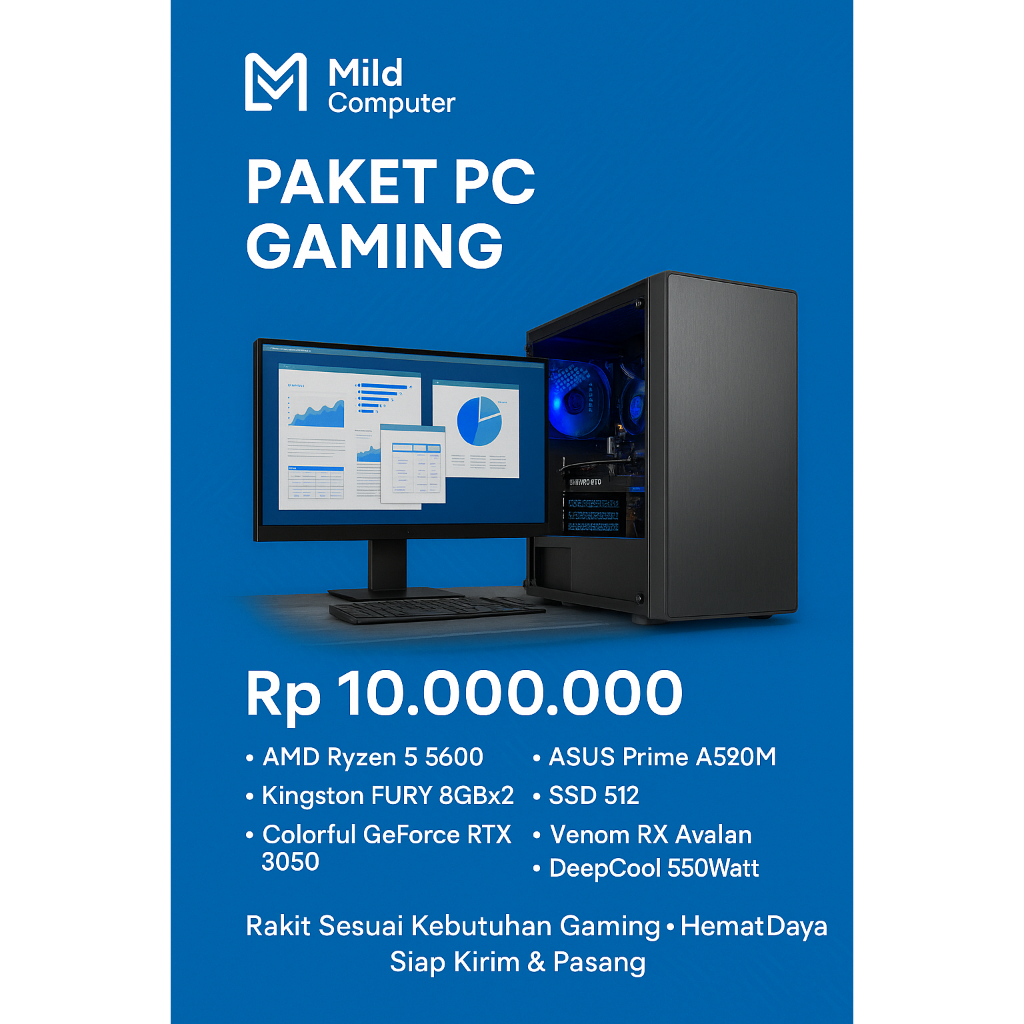 PAKET PC GAMING 10 JUTA