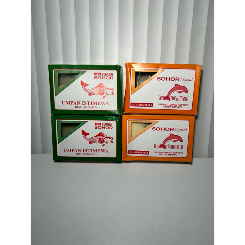 Umpan Sohor Crystal dan Super Sohor Original
