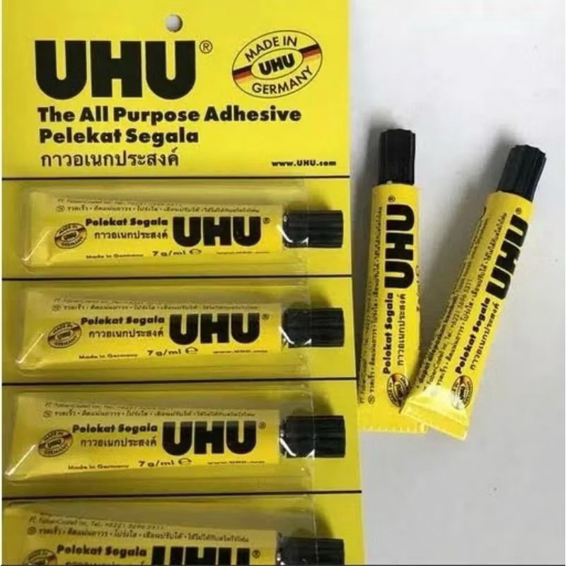 

LEM UHU CAIR 7 ML / 7 Gr Lem UHU SERBAGUNA (1 PCS) LEM SUPER KUAT TAHAN LAMA