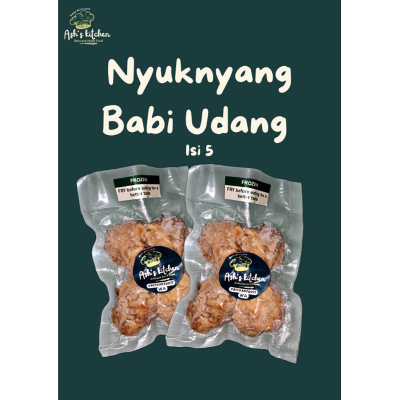 

Nyuknyang Babi Udang Frozen - Praktis tinggal goreng!
