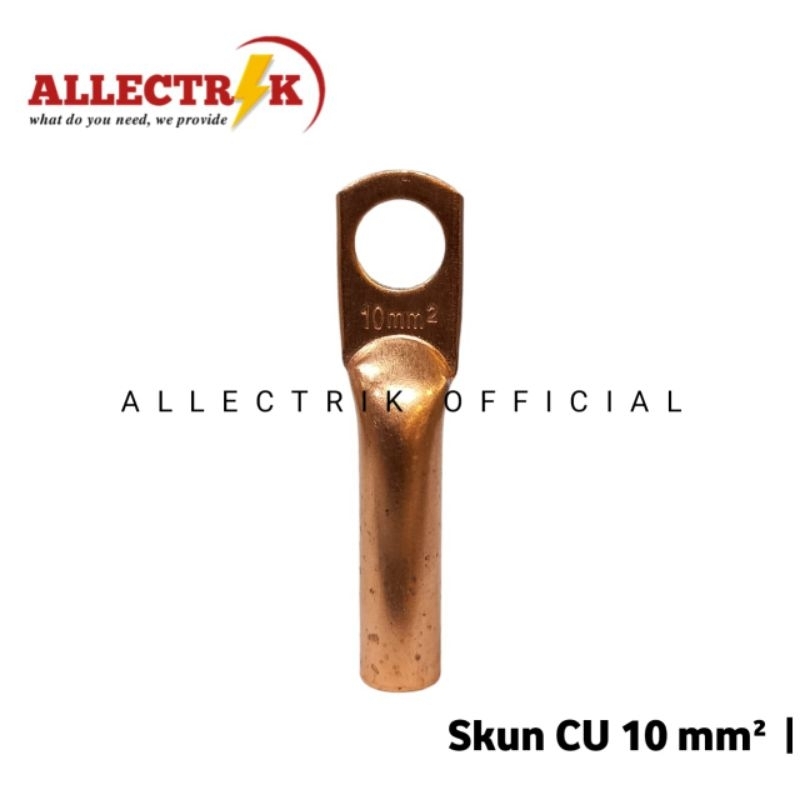 Skun Kabel Cu Tembaga 10 mm / Skun DTG 10 mm