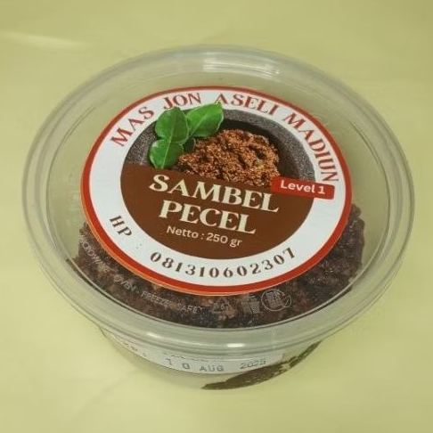 

Sambel Pecel Mas Jon, Aseli Madiun, 250 GR