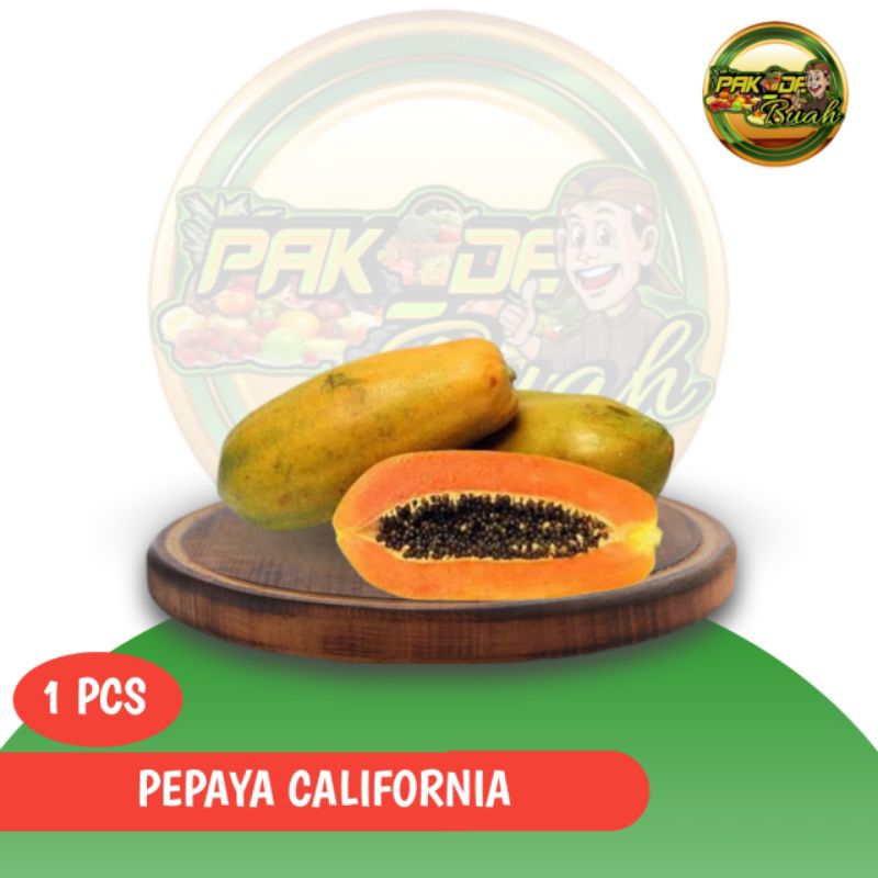

PEPAYA CALIFORNIA / MANIS MERAH / BUAH SEGAR & FRESH / ( 1 pcs )