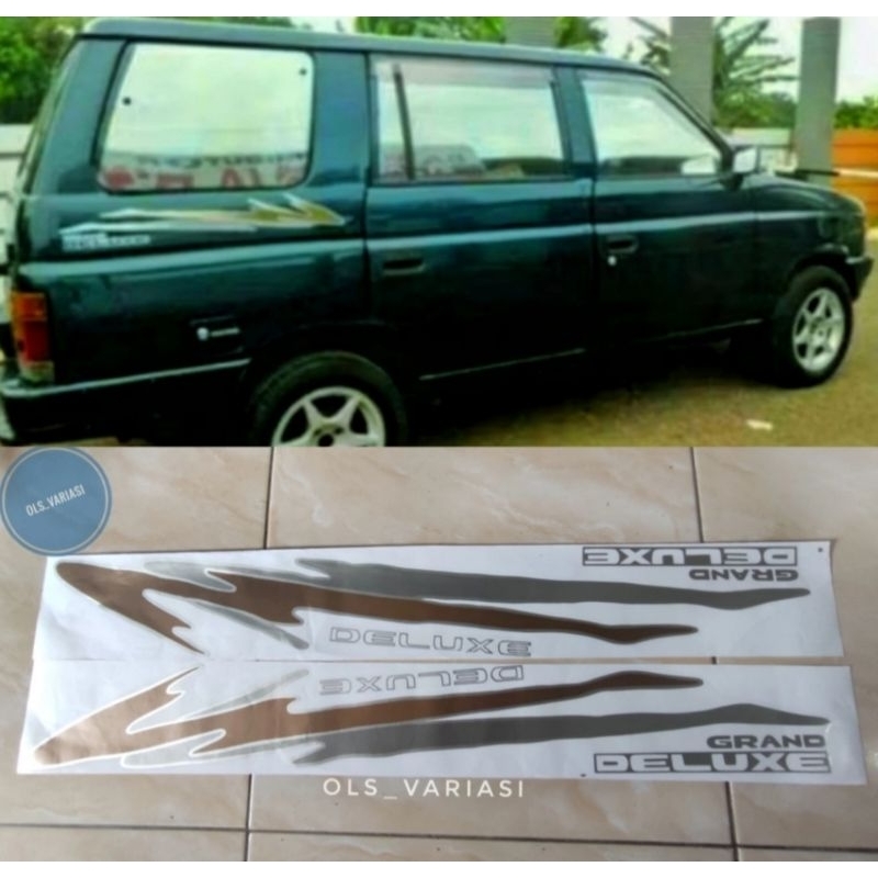 Stiker list body isuzu panther grand deluxe / Stiker isuzu panther / sticker Panther / sticker isuzu