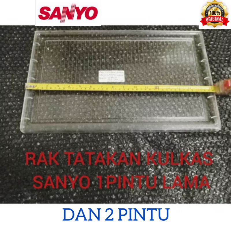 RAK TATAKAN TENGAH KULKAS.RAK NAMPAN KULKAS.KULKAS SANYO LAMA 1 ATAU 2 PINTU SECOND ORIGINAL