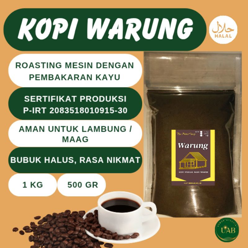 

Kopi Bubuk Warung 1 kg Jenis Robusta Sedap & Murah