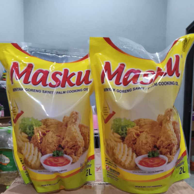 

Minyak goreng masku 2 liter 1 dus isi 6