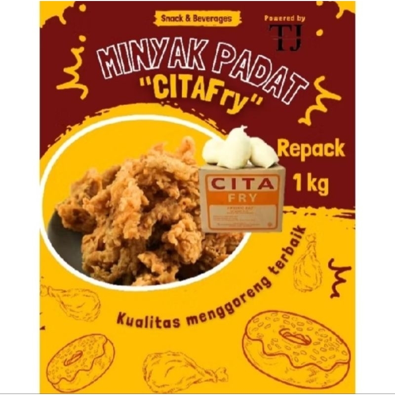 

MURAH!! MINYAK PADAT CITA FRY repack 1kg