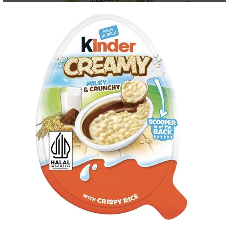 

Kinder Joy Creamy 19gr Multi-Tekstur Renyah